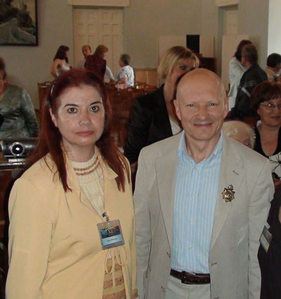 Selma Milhomens e o Dr. Konstantin Korotkov
